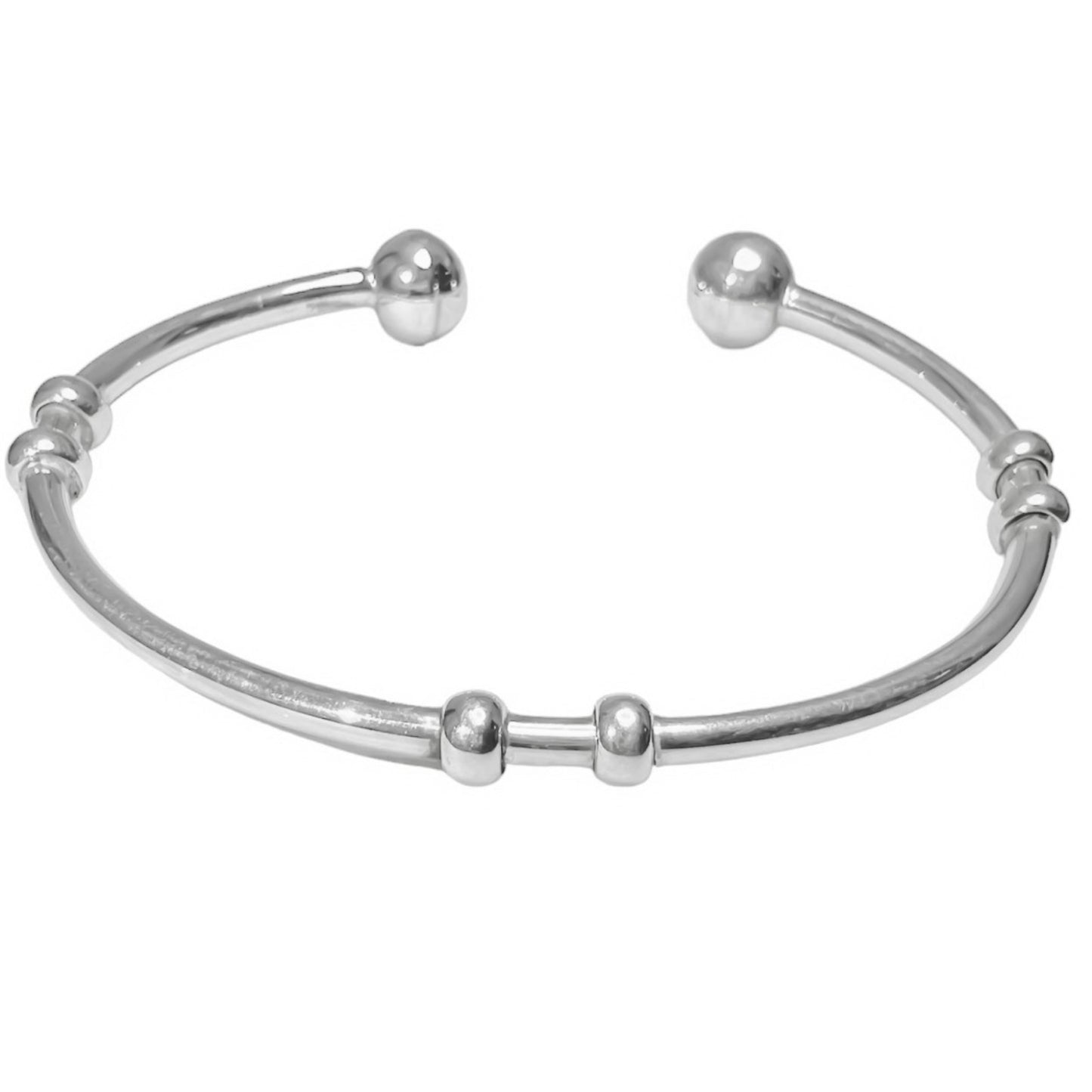 Brazalete 6 shakiras en plata 925/950