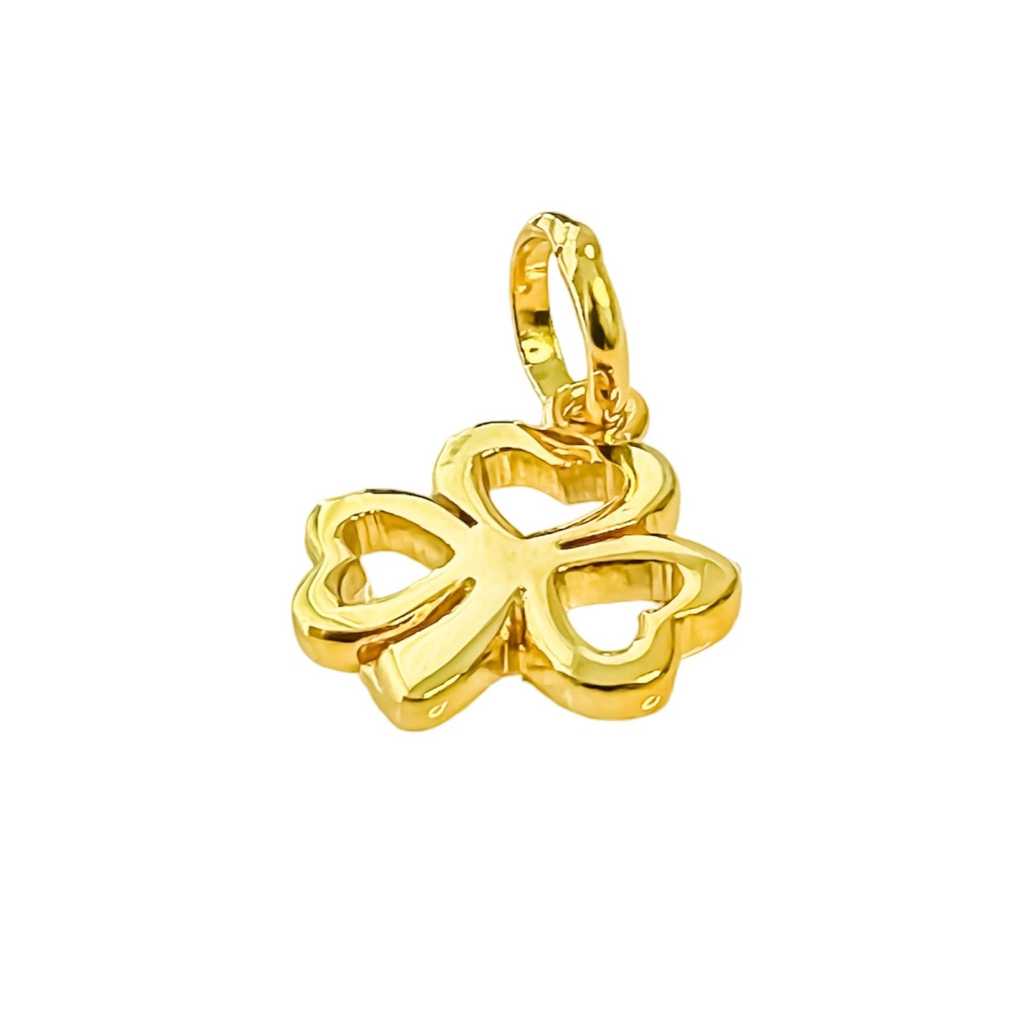 Collar trébol en oro de 18k