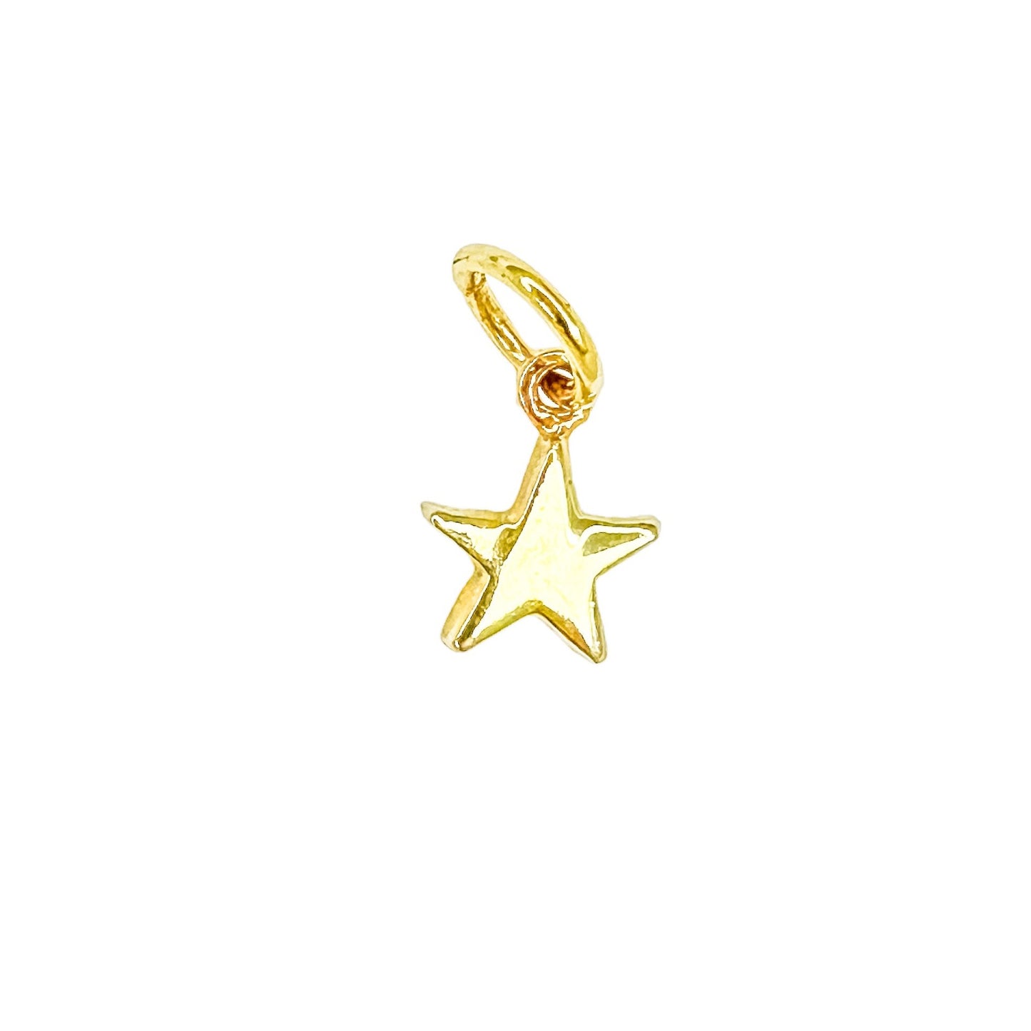 Dije estrellita en plata 925/950 enchapada en oro de 18k
