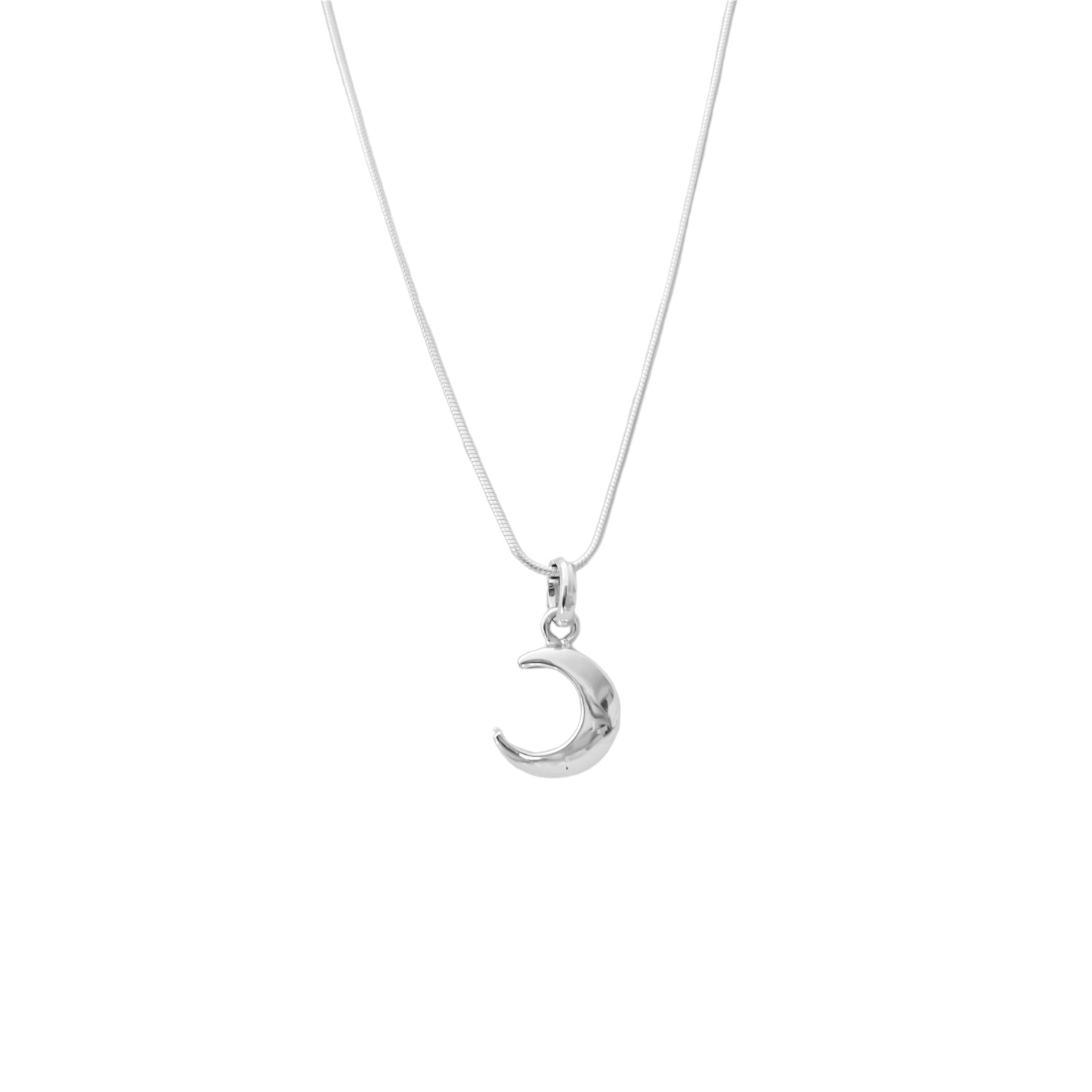 Collar media luna de plata 925/950