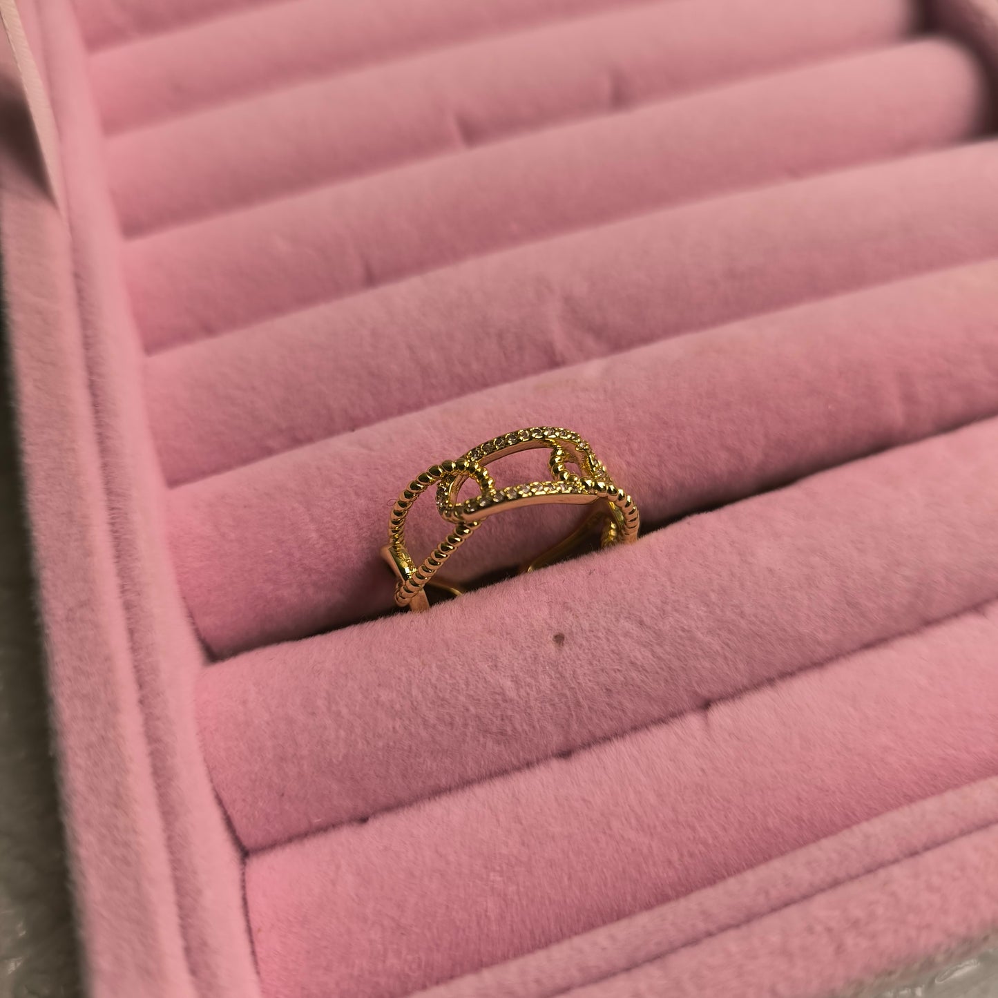 Anillo cinturón en acero inoxidable