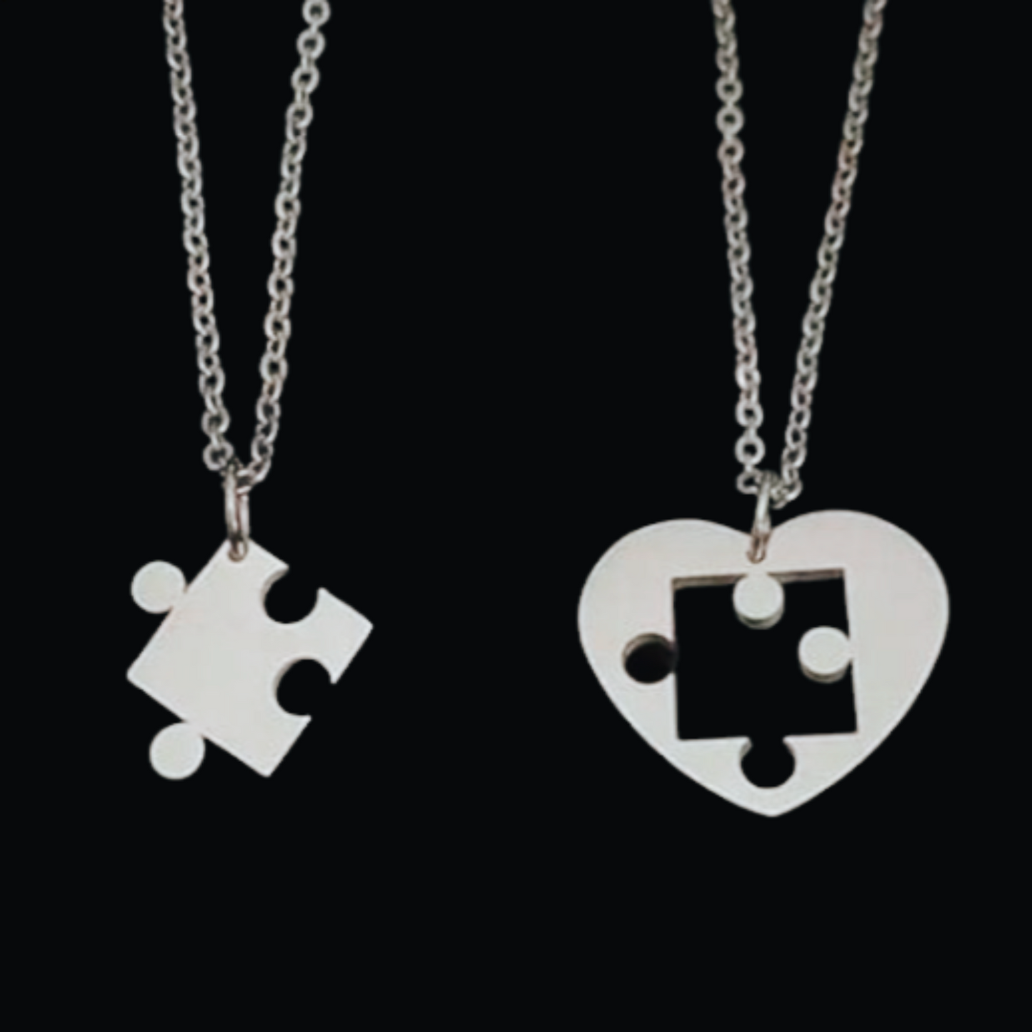 Collares para pareja en plata 925/950