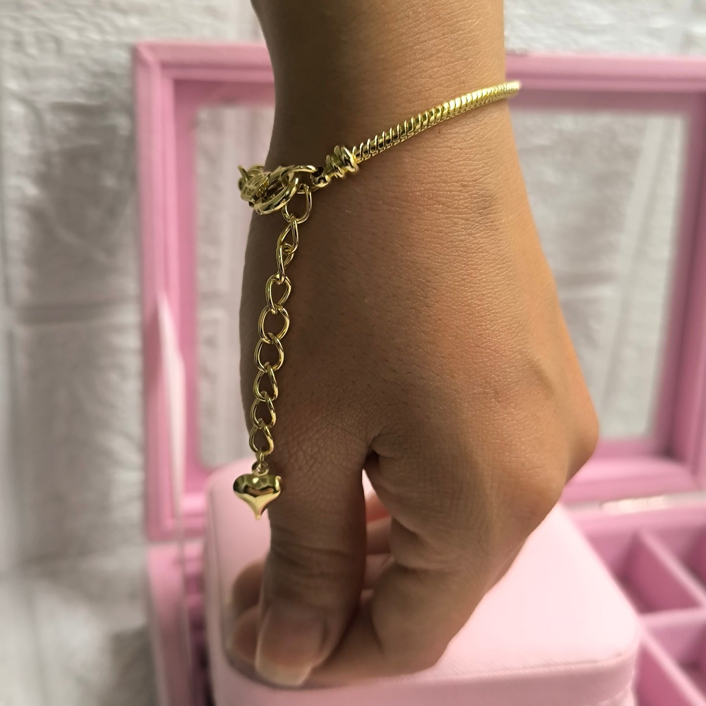 Pulsera única en acero inoxidable
