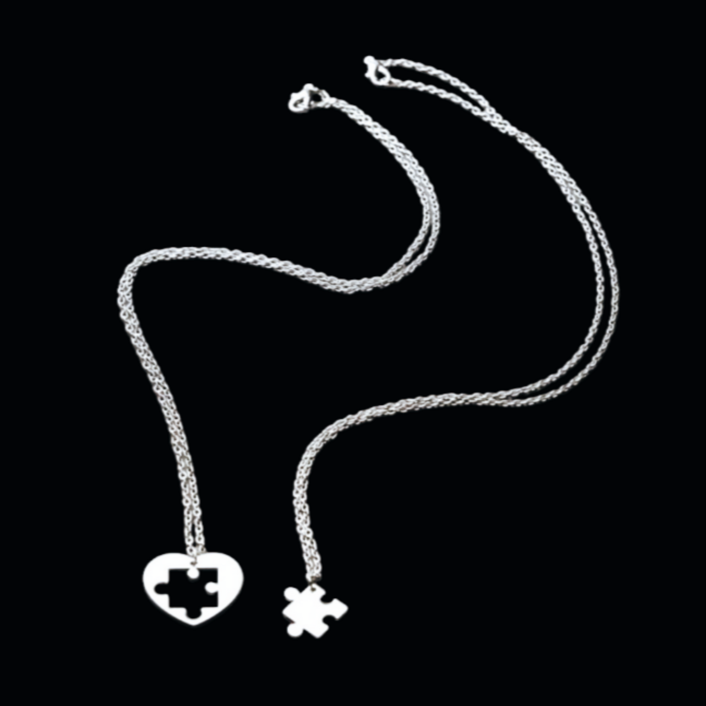 Collares para pareja en plata 925/950