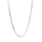 Collar lomo de corvina 3mm en plata 925/950