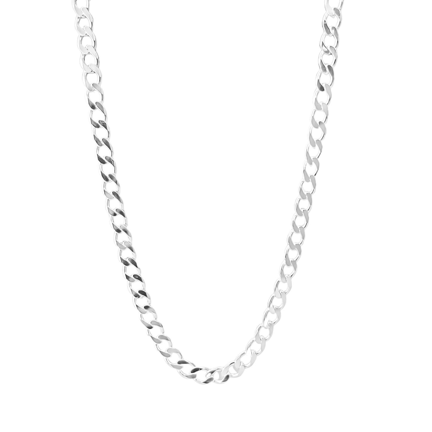 Collar lomo de corvina 3mm en plata 925/950