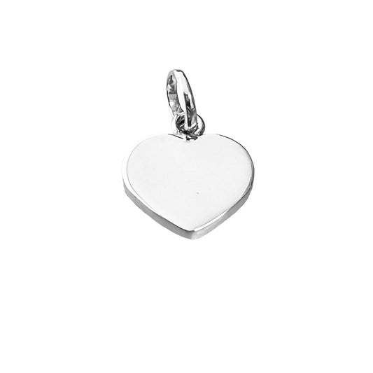Dije corazón en plata 925/950