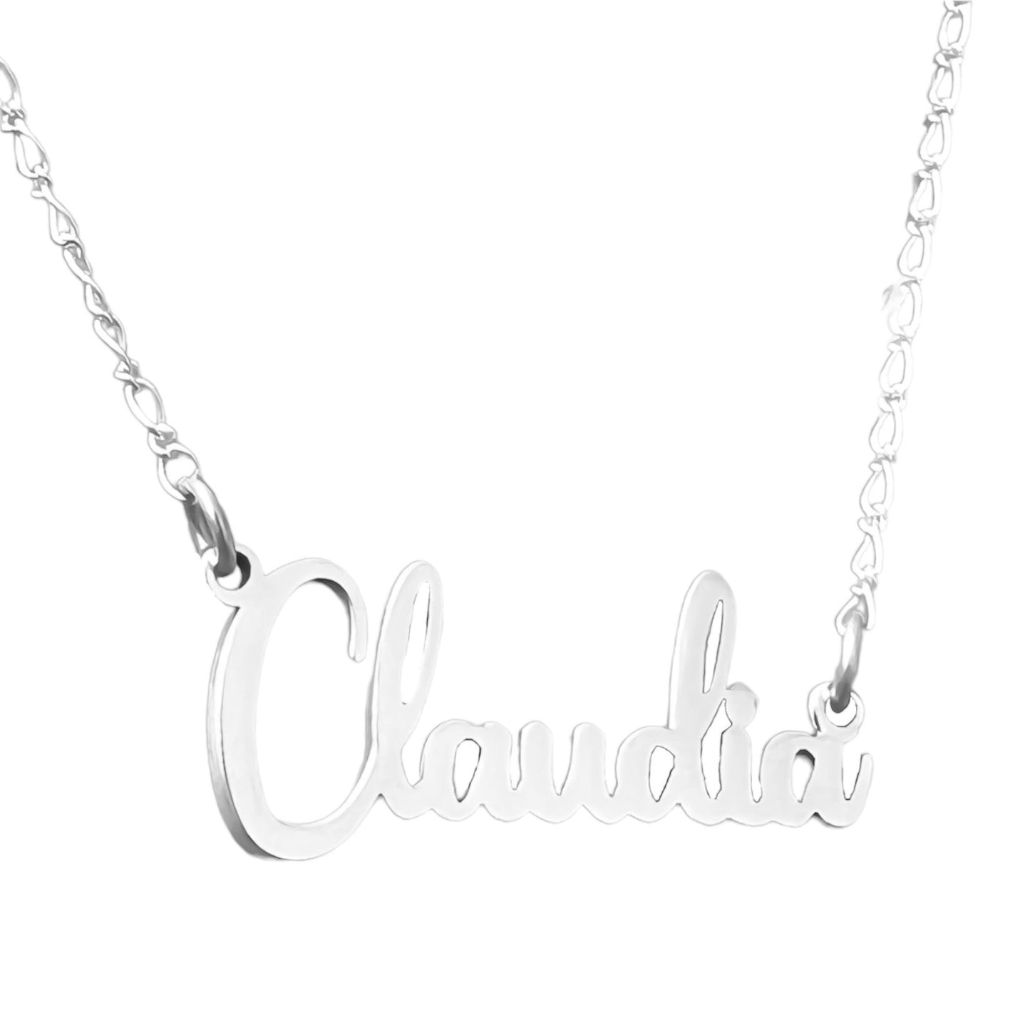 Collar nombre personalizado en plata 925/950