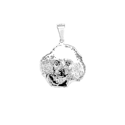 Dije personalizado con forma de plata 925/950