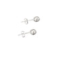 Arete bolita en plata 925/950
