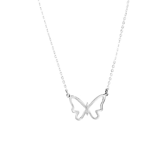 Collar mariposa en plata 925/950