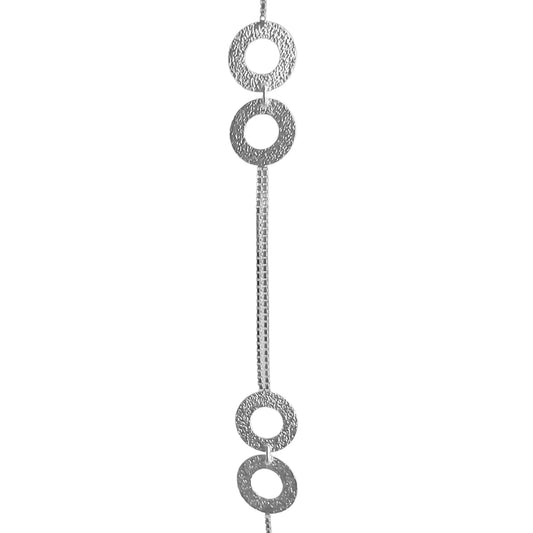 Pulsera 4 círculos en plata 925/950