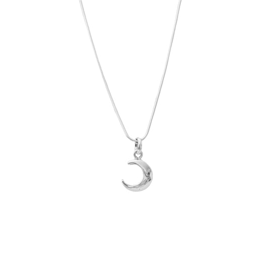 Collar media luna de plata 925/950