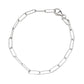Pulsera eslabones en plata 925/950 enchapada en oro de 18k