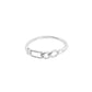 Anillo diseño Cartier en plata 925/950 enchapado en oro de 18k