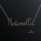 Collar nombre personalizado en plata 925/950