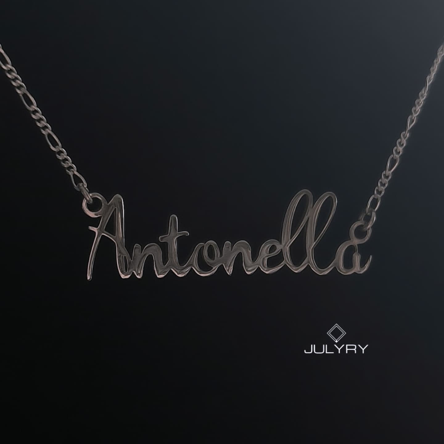 Collar nombre personalizado en plata 925/950