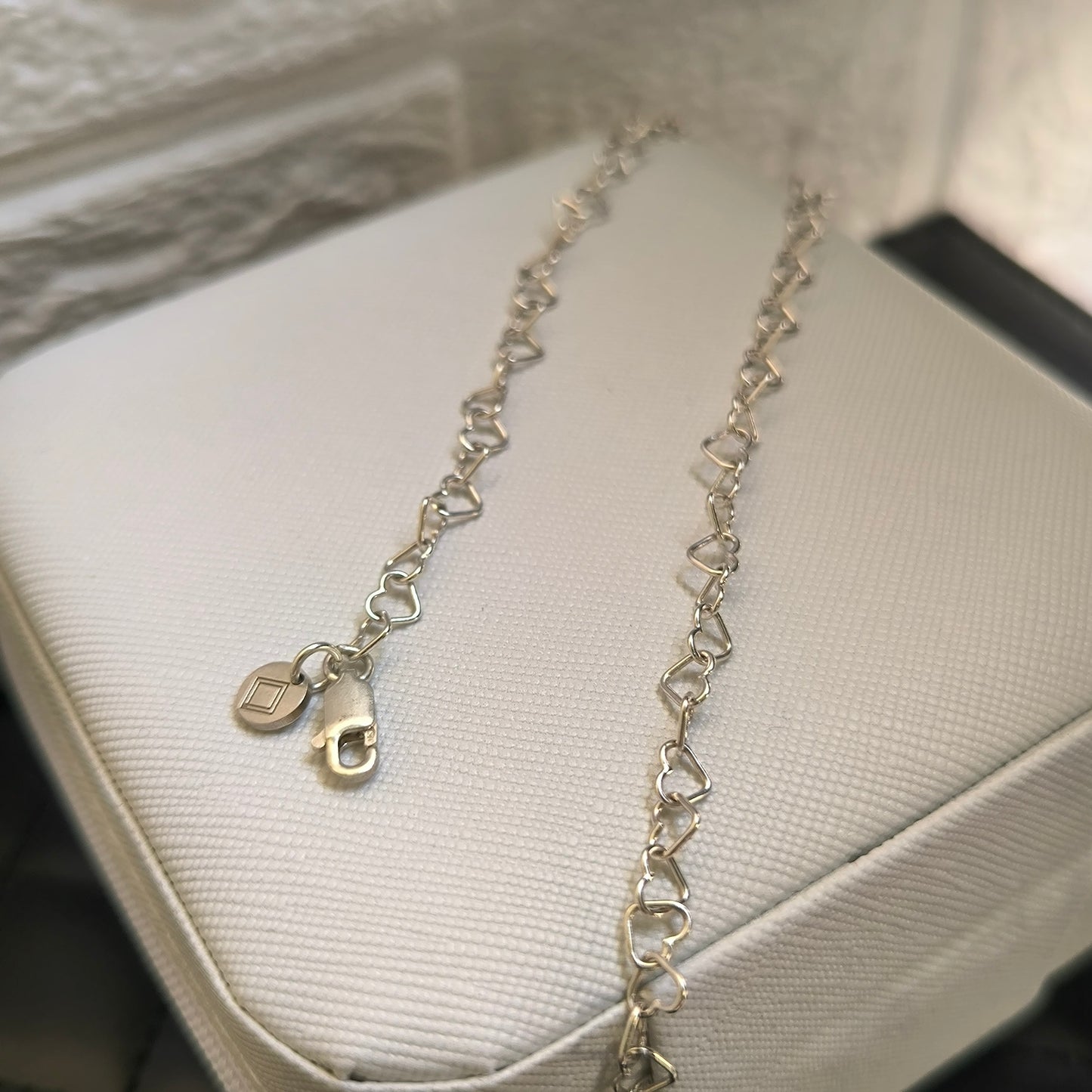 Pulsera corazones perfectos en plata 925/950