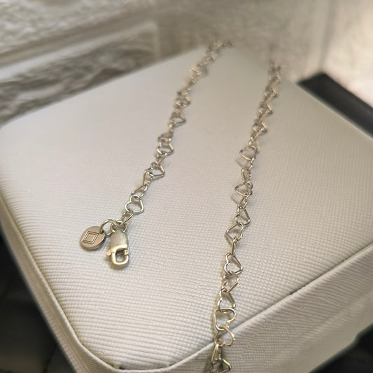 Pulsera corazones perfectos en plata 925/950