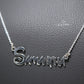 Collar nombre personalizado en plata 925/950