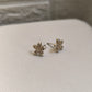 Aretes flores en plata 925/950