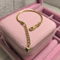 Pulsera única en acero inoxidable