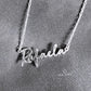 Collar nombre personalizado en plata 925/950