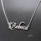 Collar nombre personalizado en plata 925/950