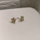 Aretes flores en plata 925/950