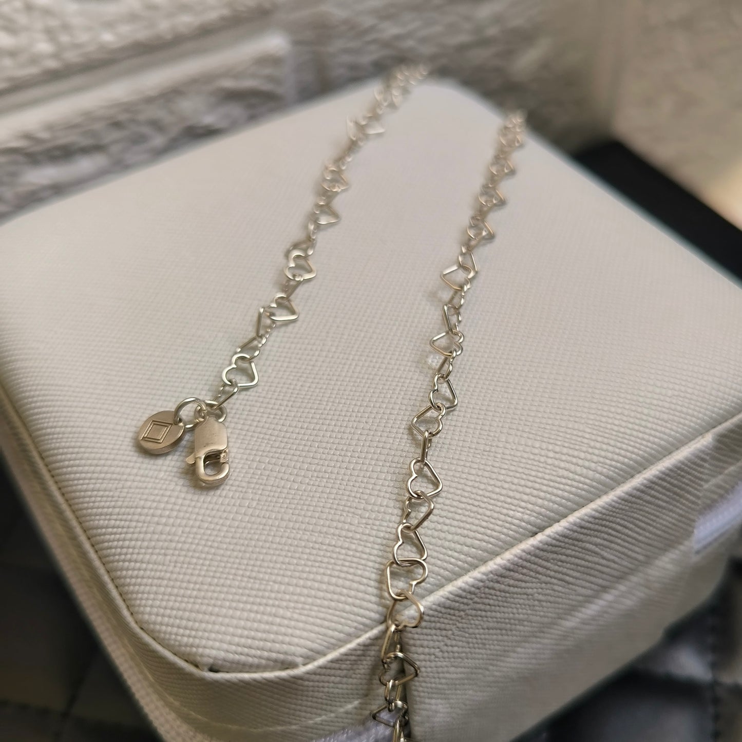 Pulsera corazones perfectos en plata 925/950