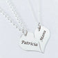 Collares para pareja en plata 925/950