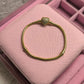 Pulsera corazón doble en acero inoxidable