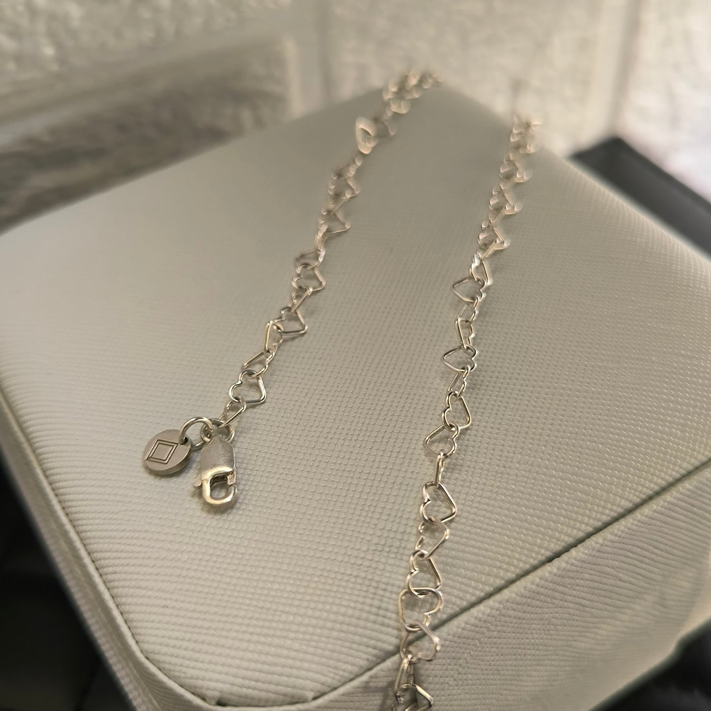 Pulsera corazones perfectos en plata 925/950